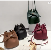 Vintage Bucket Bag Lock bucket bag